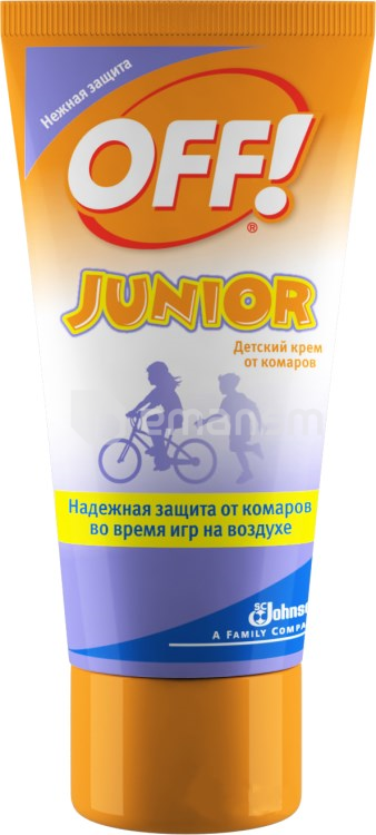 კოღოს საწინააღმდეგო საბავშვო კრემი OFF! Junior 50 მლ