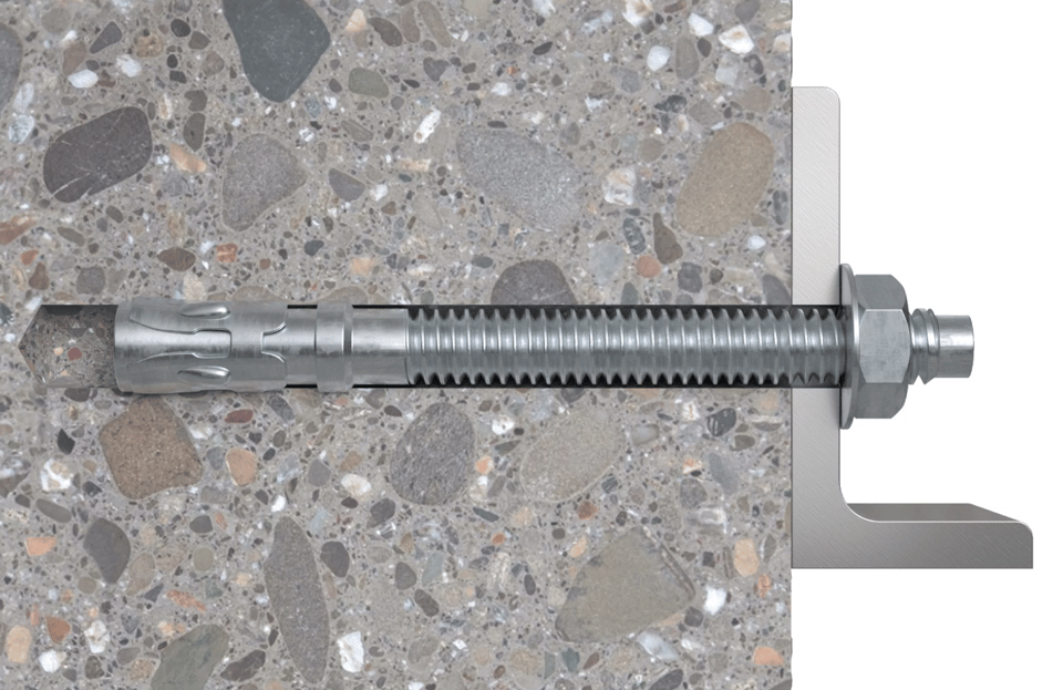 FWA 8X80 | მექანიკური (რკინის) ანკერი (50 ცალი)