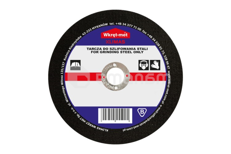 სახეხი რგოლი Wkret-met TSS-23068(X5) 230x6.8x22 მმ