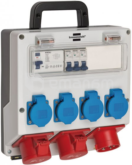 გამანაწილებელი 6 Brennenstuhl 16A IP44