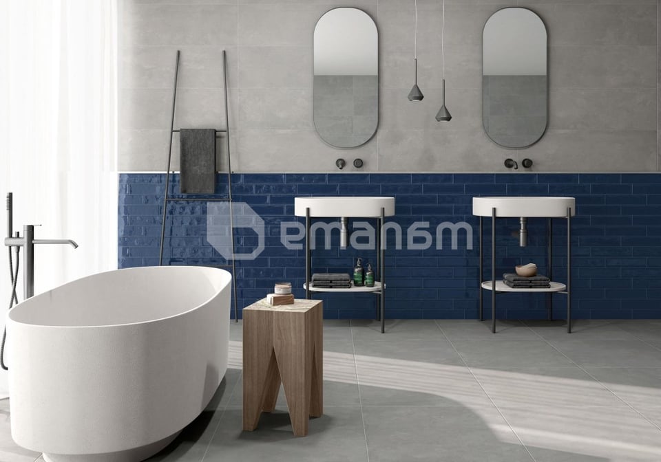 კაფელი Tau Ceramica Rvto TU.GL.MAIOLICA ROYALBLU 7,5x30სმ
