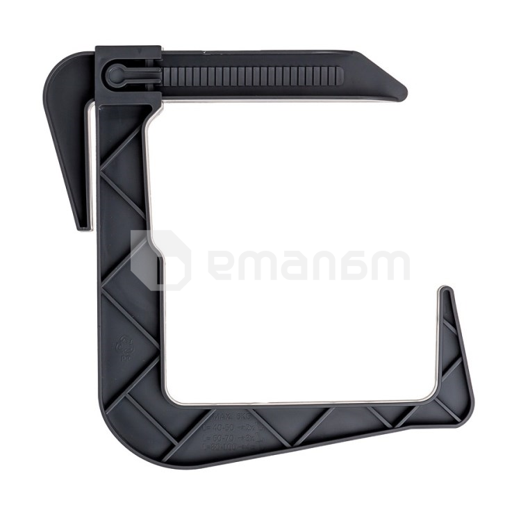კრონშტეინი ყვავილის ქოთნისთვის FORM PLASTIC universal bracket for box 0480-014 ანტრაციტი