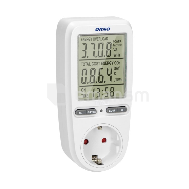 მრიცხველი ელექქტრონული ORNO Schuko OR-WAT 435 GS