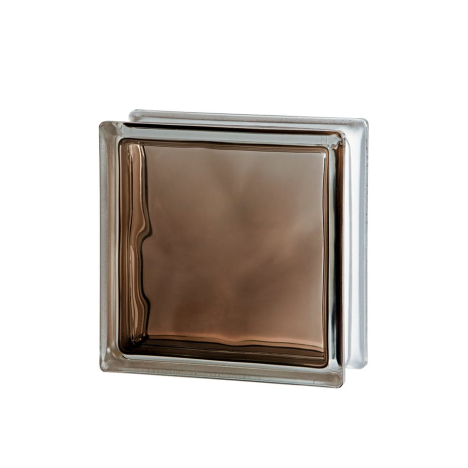 მინა ბლოკი Brilly  Bronze 1919/8 Wave