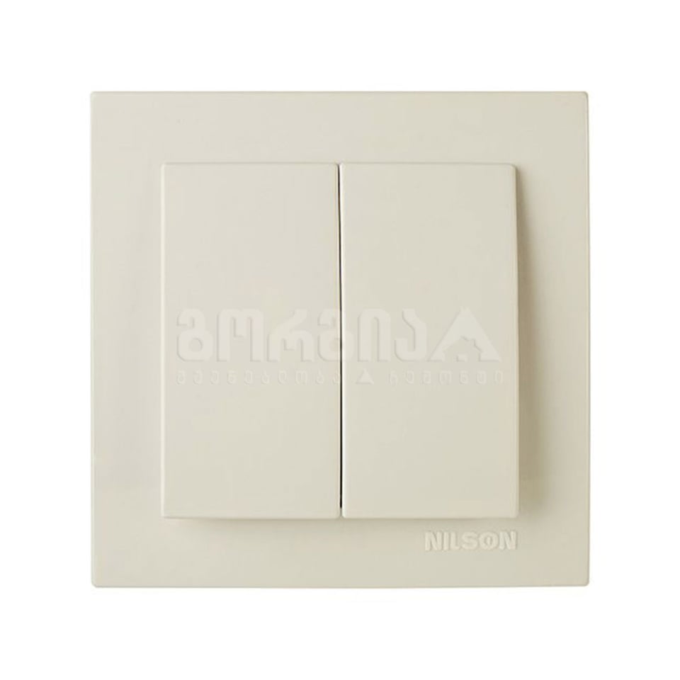 ჩამრთველი ორიანი touran cream - 24121003