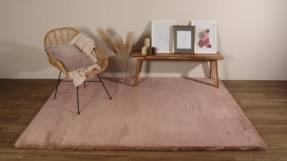 ხალიჩა Heaven Powder Pink 120x170 სმ ვარდისფერი