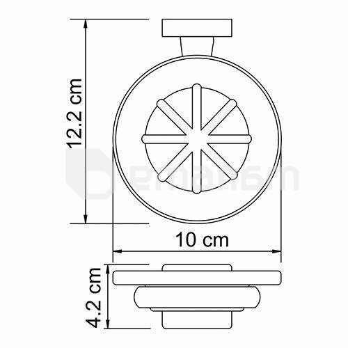 სასაპნე Wasserkraft Lippe 6529 12.2x10x4.2 სმ
