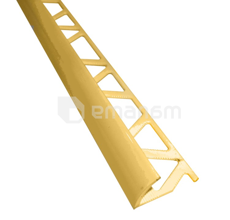 პროფილი ალუმინის ფილისთვის 10 მმ/2.7 მ ოქროსფერი