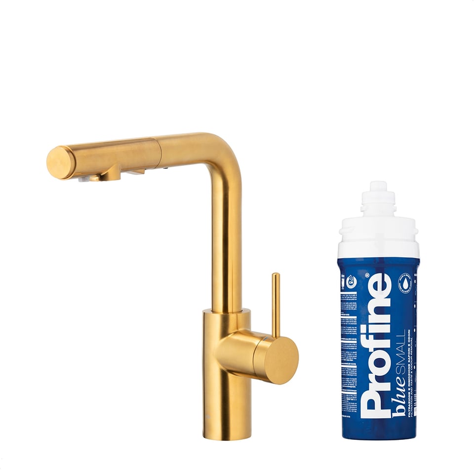 სამზარეულოს ონკანი KFA Duero Basic Brushed Gold / HYDRO