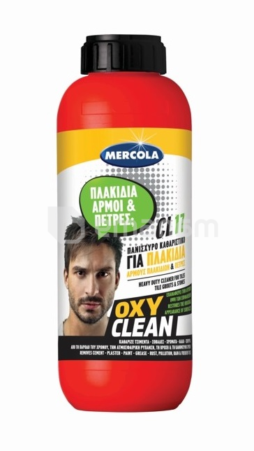 გამწმენდი სამშენებლო სამუშაოების ნარჩენების Evochem CL 17 oxy clean 1 ლ