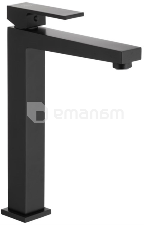 ხელსაბნის შემრევი KFA Logon შავი,Click-Clack სიფონით