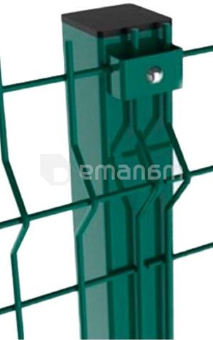 ბოძი მოთუთიებული Standart color +PP RAL 6005 60х40მმ/1,60მ