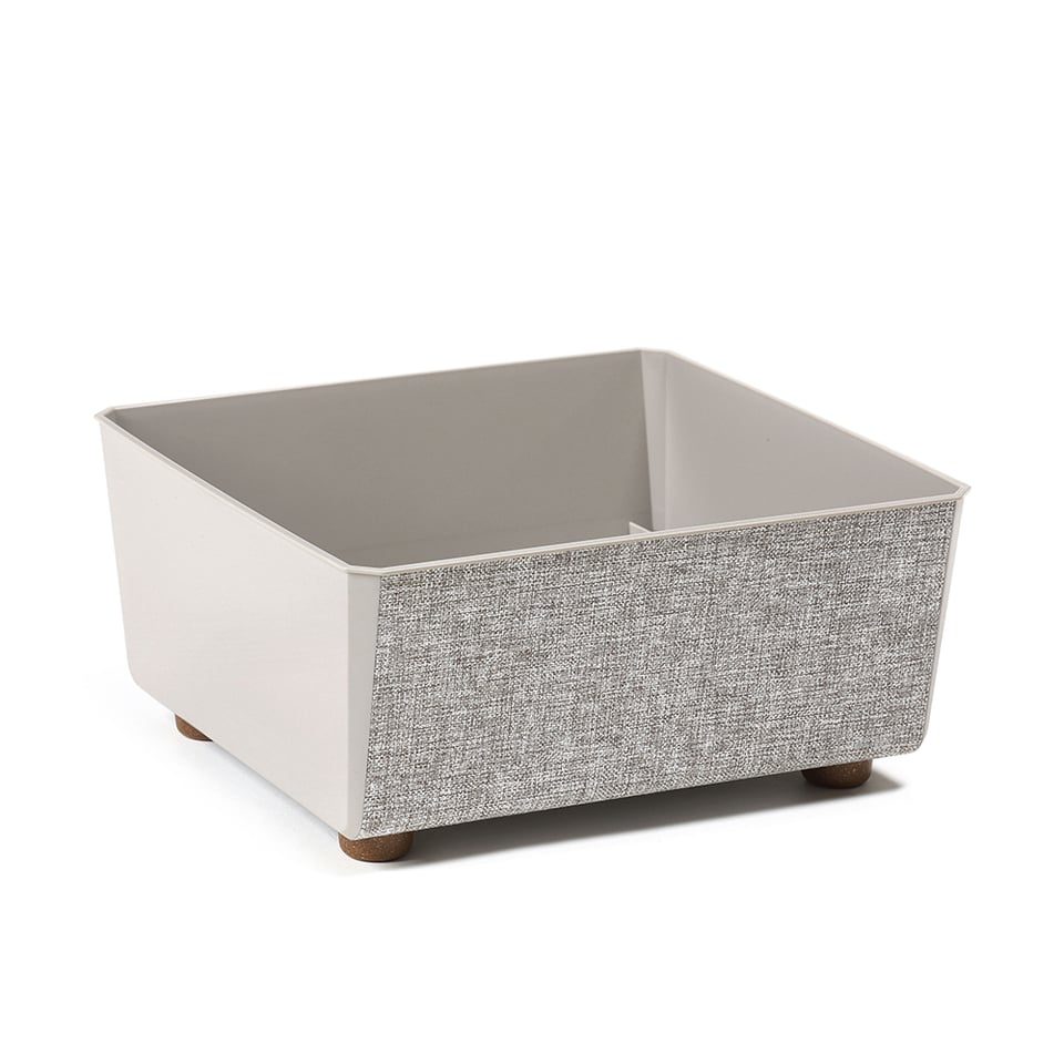ქოთანი ყვავილის Lamela SAGA textil box 28.5x28.5 სმ