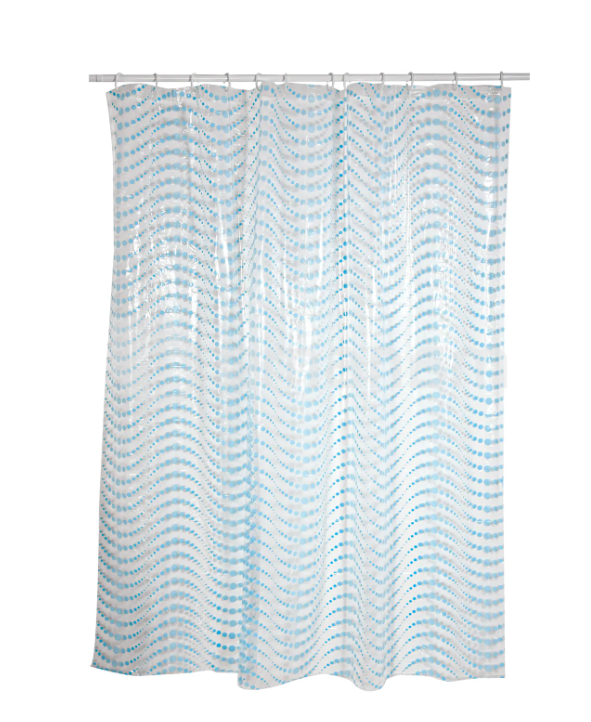 აბაზანის ფარდა MSV Algae Blue 180x200 სმ