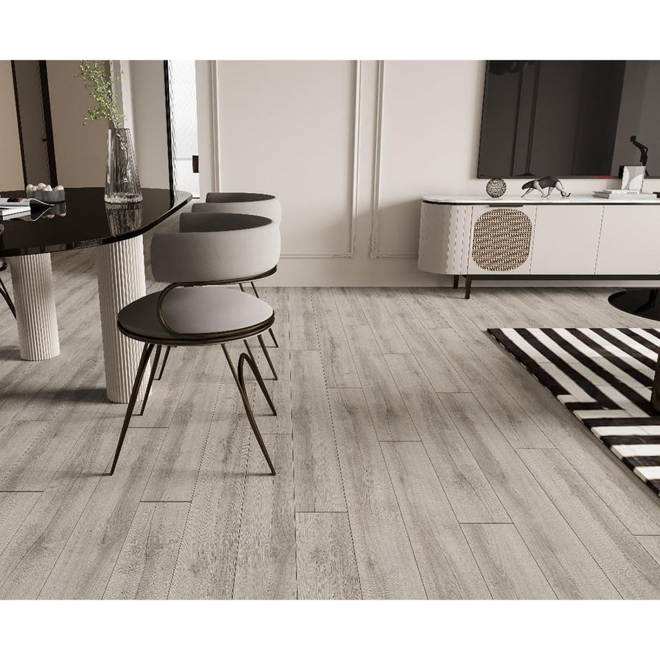 ლამინატი Anatolia 190x1290x12mm AN901 White (33 კლასი)