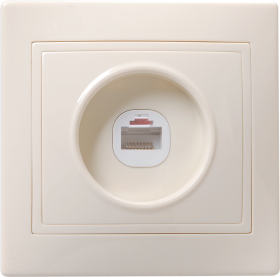 როზეტი IEK EKK10-K33-DM PC კრემისფერი