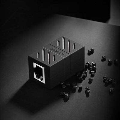 ქსელის კაბელის გადასაბმელი UGREEN NW114 (20390), Rj45 Ethernet Connector, Black