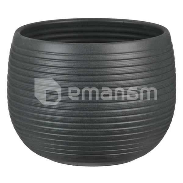 ქოთანი კერამიკული ყვავილის Scheurich 744/24 COVER-POT GRAPHITE STONE