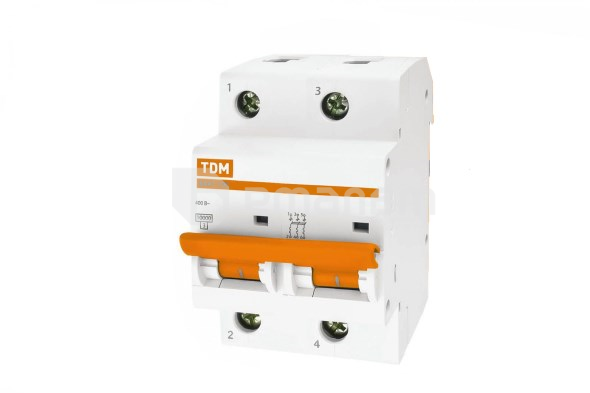 ავტომატური  ამომრთველი ВА47-29 2Р 50А 4,5кА х-ка С TDM