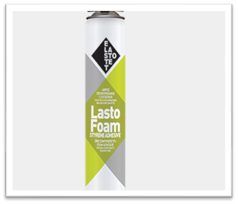 ერთკომპონენტიანი ქაფი-წებო LASTOFOAM STYRENE ADHESIVE 830 მლ