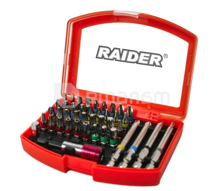 ბიტების ნაკრები Raider 158902 42 ც
