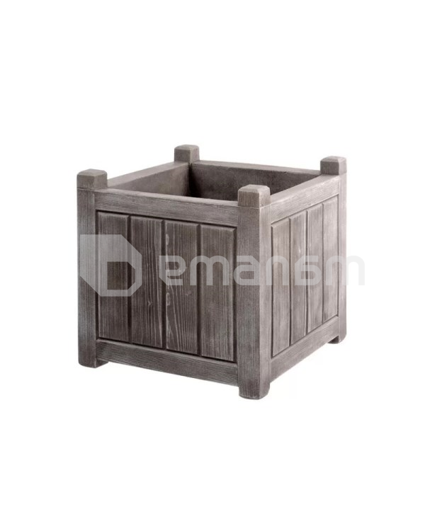 ხის ქოთანი EDA Plastiques CHARME BAC CARRE 40 X 40 X 40სმ 31ლ