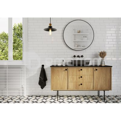 საყრდენი აბაზნის ავეჯისათვის Elita  UNIT LEGACY 100 3DR 1D (Black)