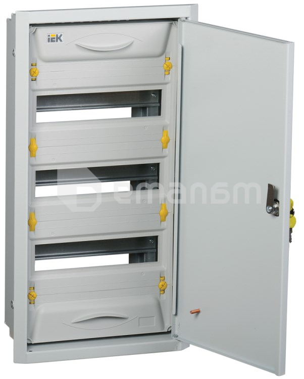 გამანაწილებელი ფარი ლითონის IEK ShchRv 36z 1 36 UXL3 IP31 ჩასაშენებელი