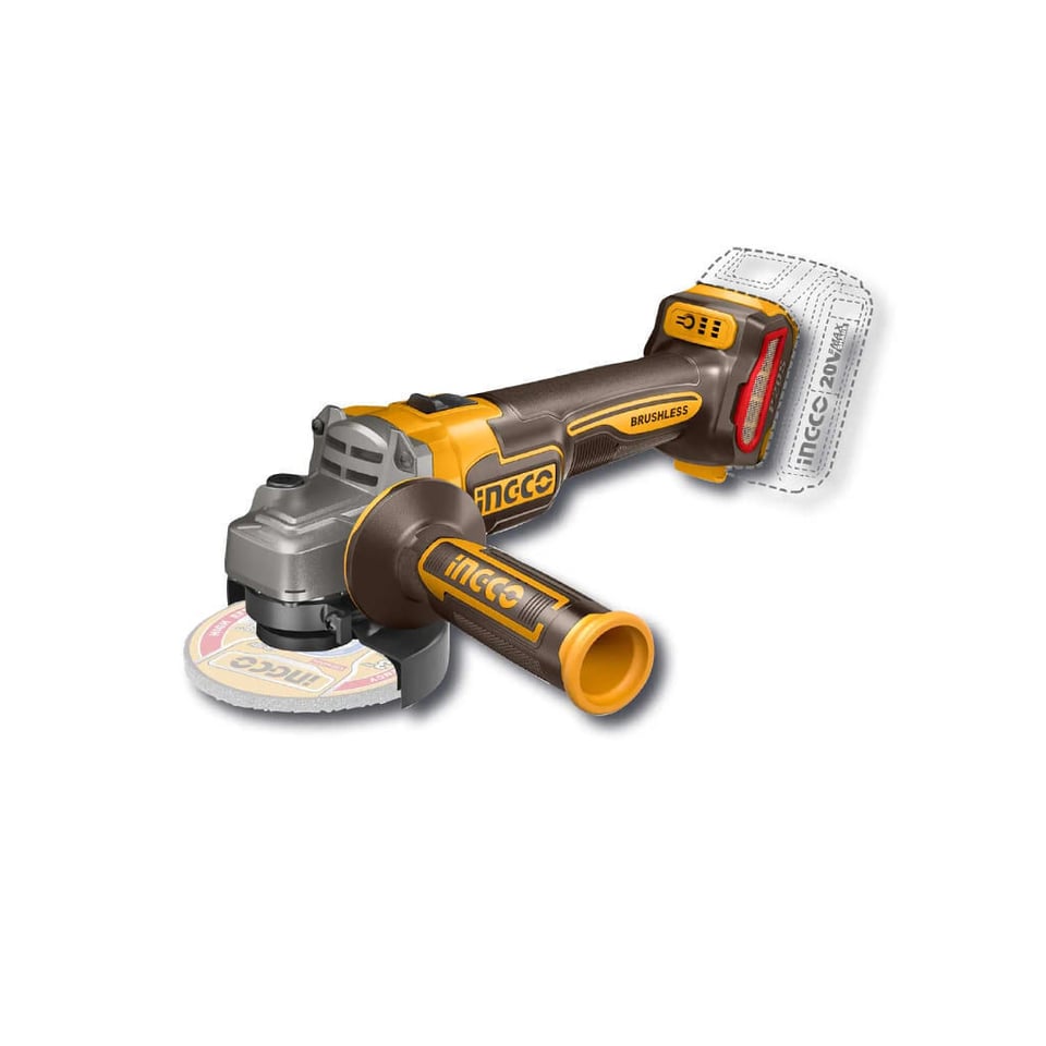 ელექტრო კუთხსახეხი Li-Ion Proline  20V-115MM (CAGLI21154)