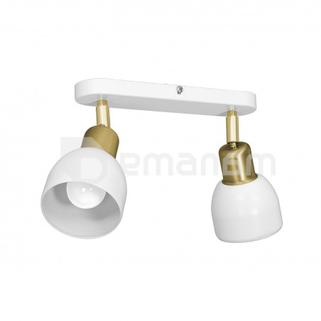 სპოტი LUMINEX 2 Fresno თეთრი ოქრო 3226 E27 2x MAX 60W