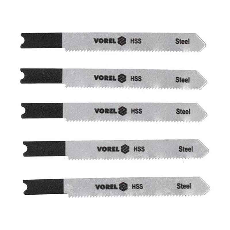 ბეწვა ხერხის პირები - მეტალი/ალუმინი (type U, 21 TPI) 5ცალი