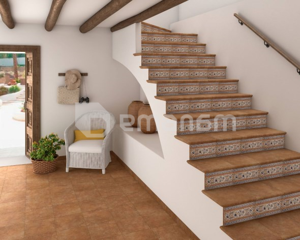 საფეხური კუთხის Azuliber Mariola Beige 333x333 მმ