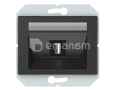 როზეტი Vilma Express XP 500 USB an 1 განყოფილებიანი ანტრაციტი