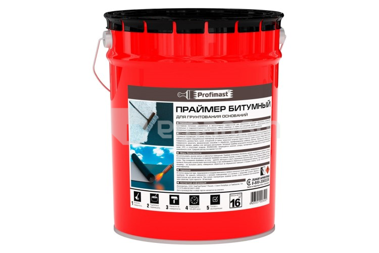 პრაიმერი ბიტუმის Profimast 21.5 ლ / 16 კგ