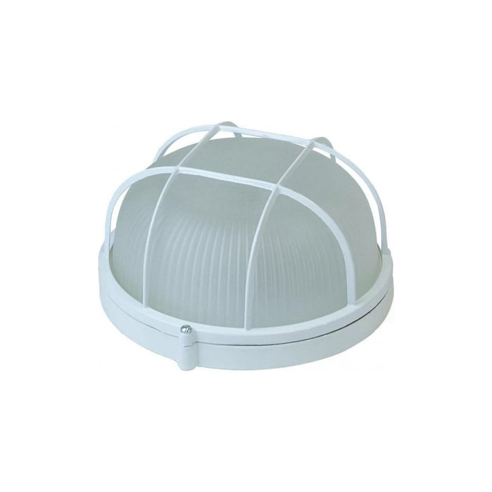 ნათურა NBP IP54 190*176*90 წრე ნათურის გისოსით E27 Gauss