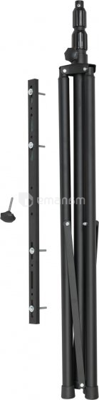 შტატივი ტელესკოპური Brennenstuhl 1150-3000მმ შავი Bau ST301