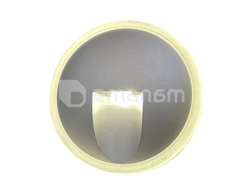 განათება კიბის საფეხურისათვის MIRAS LS-Q005-1W IP54 mat ვერცხლისფერი