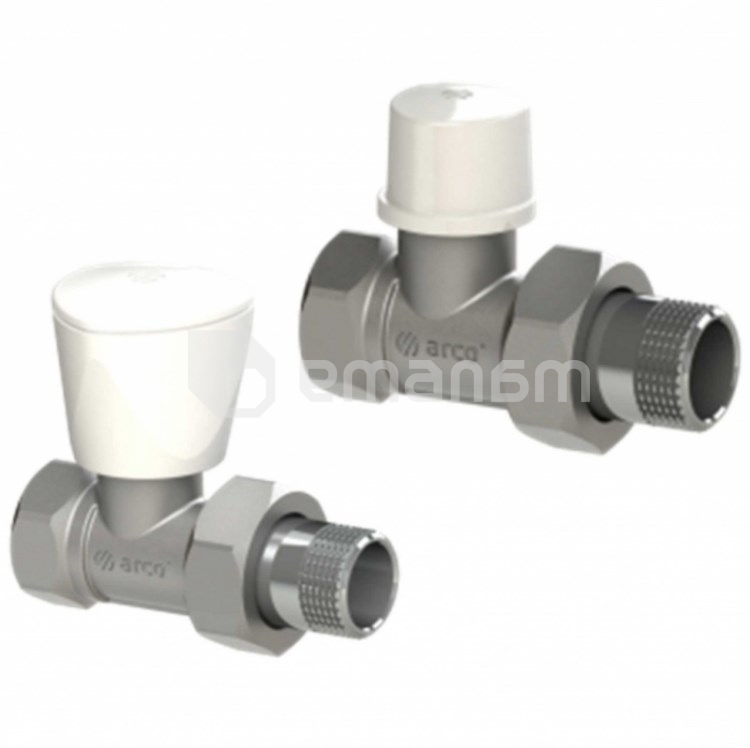 კომპლექტი რადიატორის ARCO KCM13 (ვენტილი + სარქველი) 1/2 პირდაპირი