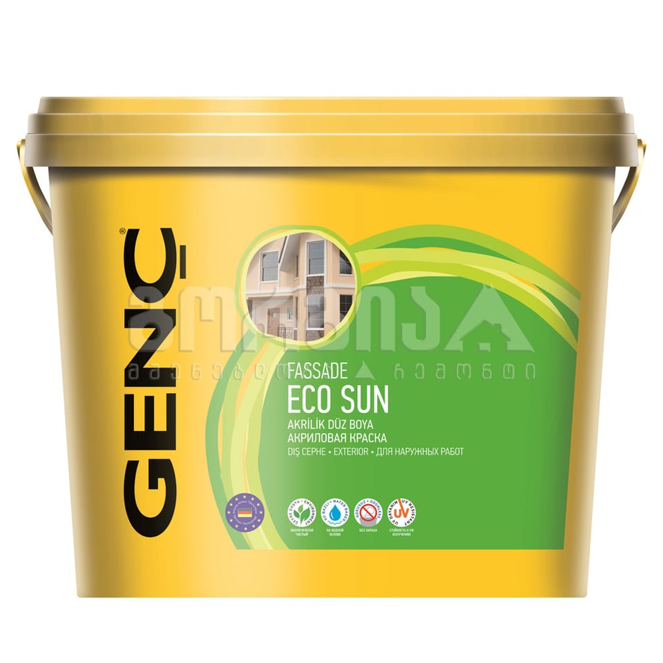 საღებავი ექსტერიერის "ECO SUN" 2.5ლტ