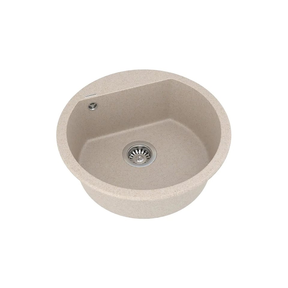 სამზარეულოს ნიჟარა კრემისფერი Vankor Tera Beige D51 TMR 01.50