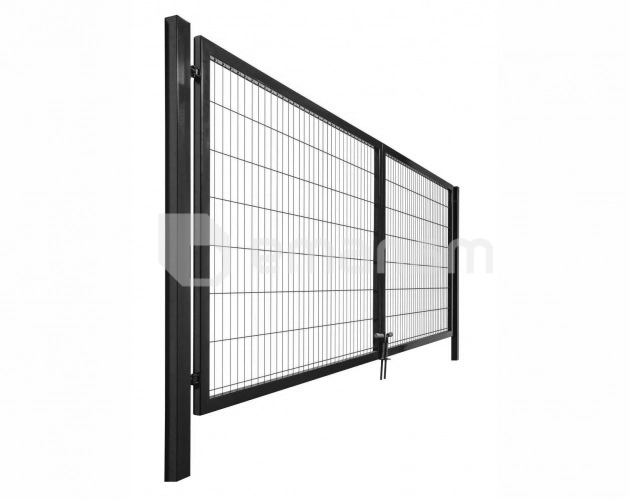 ჭიშკარი Sitka Zahid Duos 5/4/5 მმ 1.7x4 მ ანტრაციტი