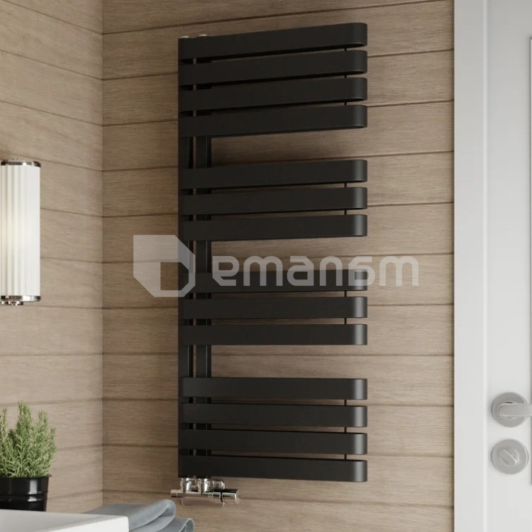 დეკორატიული საშრობი Terma WARP S 111x50სმ შავი Ral 9005