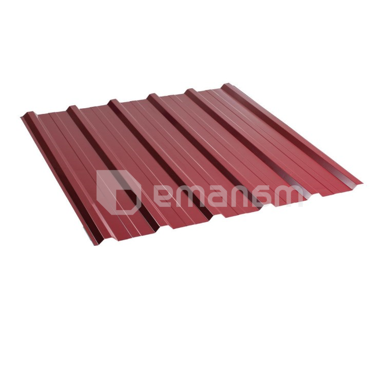 ფენილი პროფილირებული ტრაპეცია 1140x2000x0.45 მმ 2.28 მ² ბორდოსფერი
