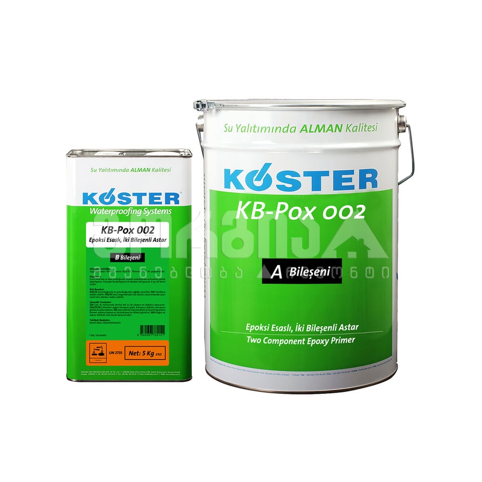 ეპოქსიდური გრუნტი A კომპონენტი, (12კგ) Koster KB-Pox 002
