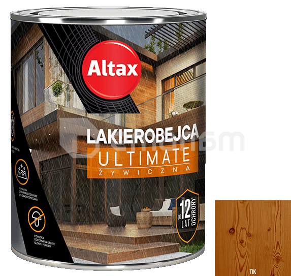 ლაქი ფასადის Altax Ultimate ტექი 0.75 ლ