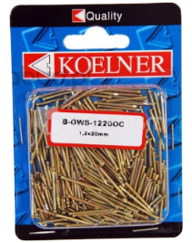 ლურსმანი Koelner 1,2X20 მმ მოთუთიებული 300 ც B-GWS-1220OC