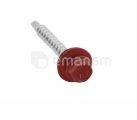 თვითმჭრელი ბურღი Koelner 4,8x28 ხე საყელურით EPDM RAL 20 ც B-OD-48028T3011