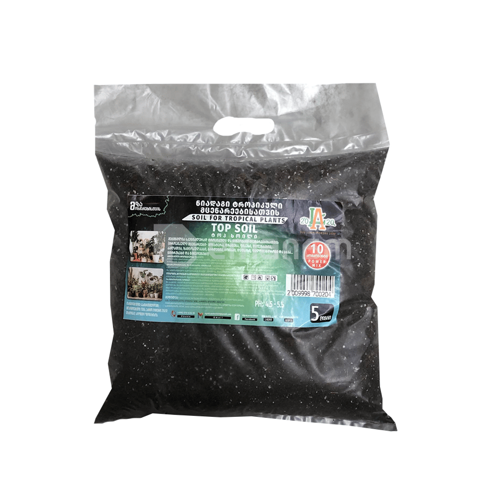 ნიადაგი ტროპიკული მცენარეებისათვის Top Soil 5 ლ