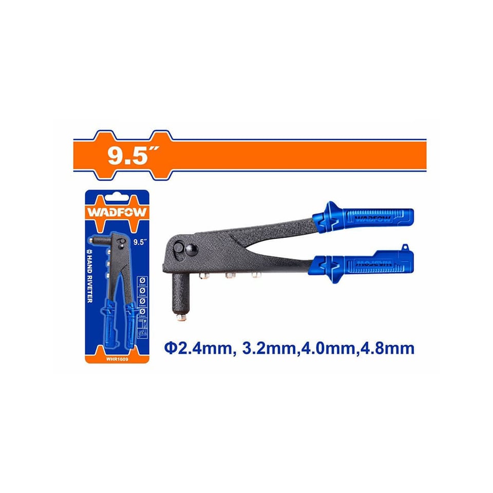 მოქლონის ხელის ინსტრუმენტი 9.5" (WHR1609) WADFOW