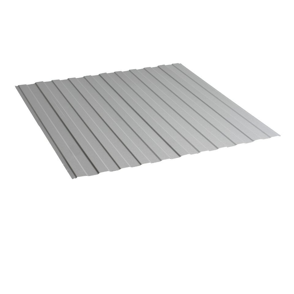 პროფილირებული ფერადი თუნუქი 0.5X1190 ხაოიანი  RAL9006 NOVA